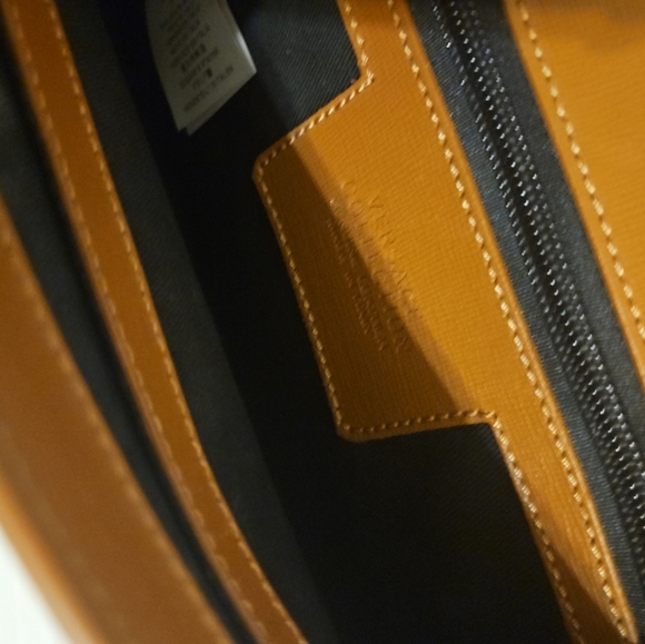 Versace Authentic M Clutch with Chain and Leather Strap - Tan - Picture 11 of 13